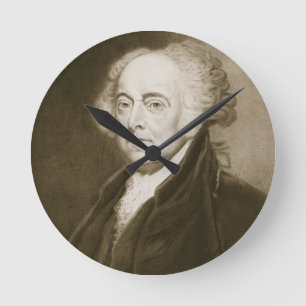 Horloge Ronde John Adams, 2ème Président des États-Unis de