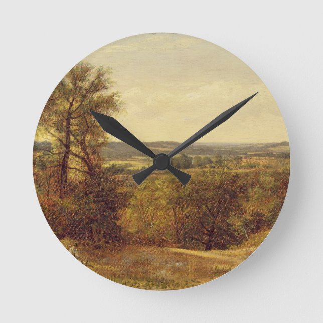 Horloge Ronde John Constable | Dedham Vale, c.1802 (huile sur ca (Recto)