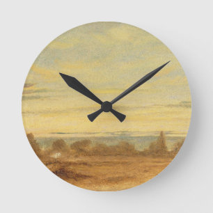 Horloge Ronde John Constable Eté - Paysage du soir (huile ou