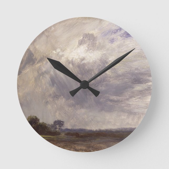 Horloge Ronde John Constable | Landscape with Grey Windy Sky, c. (Recto)