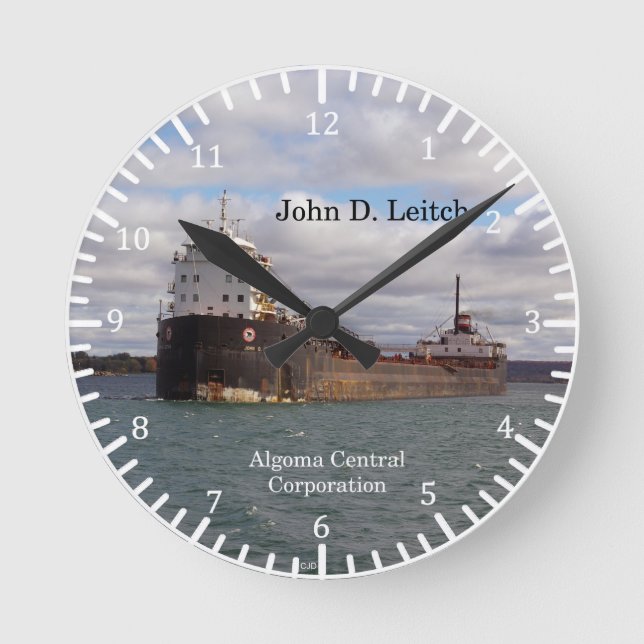 Horloge Ronde John D. Leitch clock (Recto)