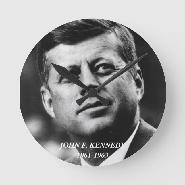 Horloge Ronde John F Kennedy clock (Recto)