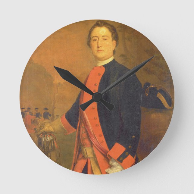 Horloge Ronde John Long Bateman Esq, capitaine du colonel Ponson (Recto)