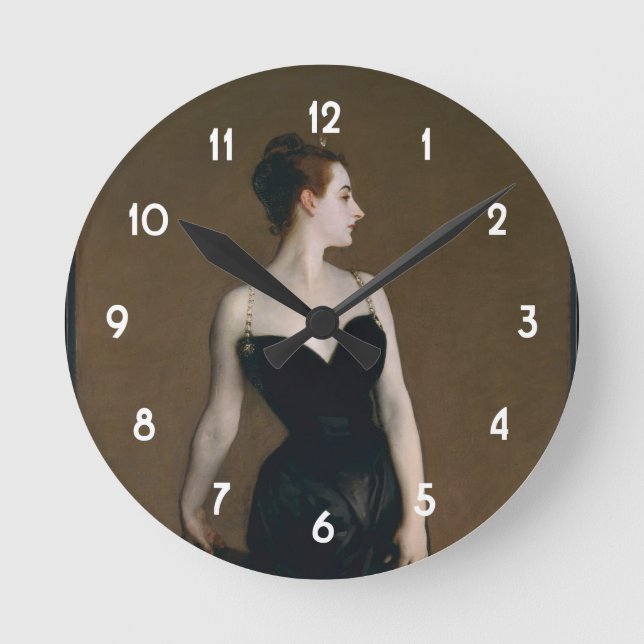 Horloge Ronde John Singer Sargent's Portrait of Madame X (Recto)