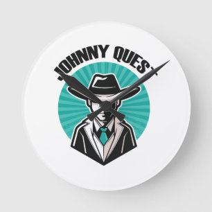 Horloge Ronde Johnny Quest