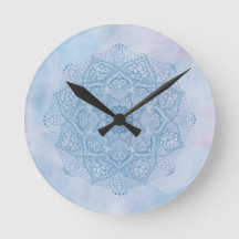 Joli bleu Sacré Lotus Fleur Fleur de fleurs Mandal