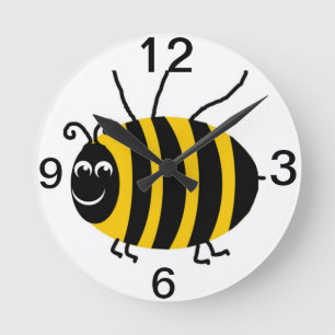 Horloge Ronde Jolie coccinelle