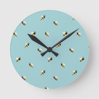 Horloge Ronde jolies abeilles