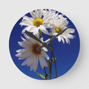 Horloge Ronde Jolies marguerites
