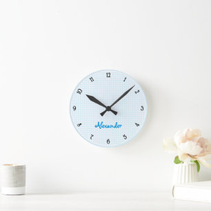 Horloge Ronde Jolis garçons personnalisable décoration murale de