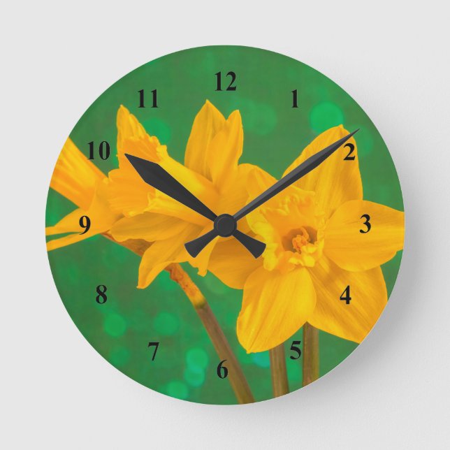 Horloge Ronde Jonquilles (Recto)