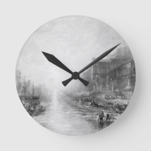 Horloge Ronde Joseph Mallord William Turner   l'embarquement de