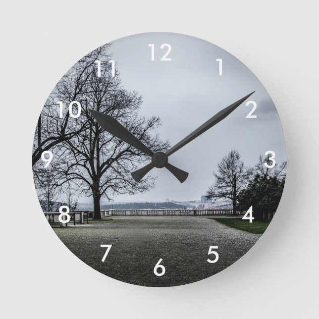 Horloge Ronde Jour d'automne gris à Prague (Recto)