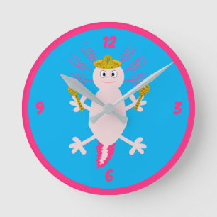 Horloge Ronde Jour de l'Axolotl mexicain mort