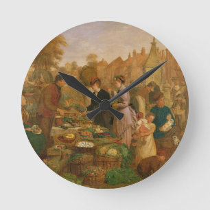 Horloge Ronde Jour du marché