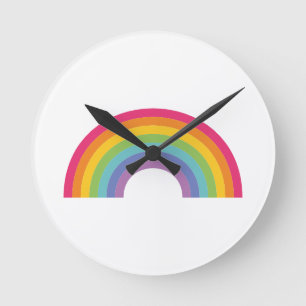 Horloge Ronde Journée de la fierté arc-en-ciel
