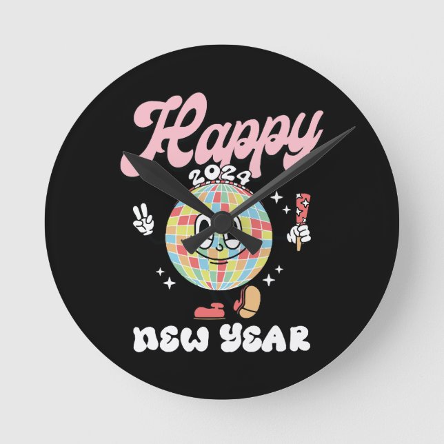 Horloge Ronde Joyeux 2024 (Recto)