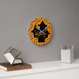 Horloge Ronde Joyeux Halloween