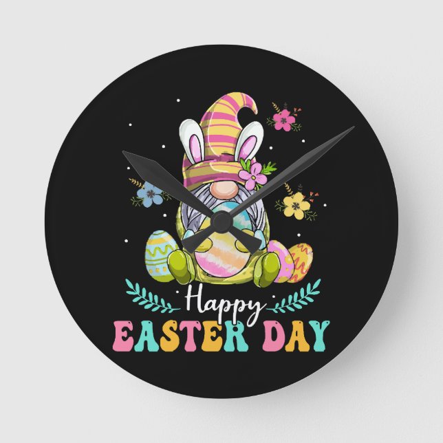 Horloge Ronde Joyeux jour de Pâques (Recto)