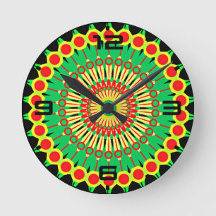 Horloge Ronde Joyeux Porte - clé de la fête des mères