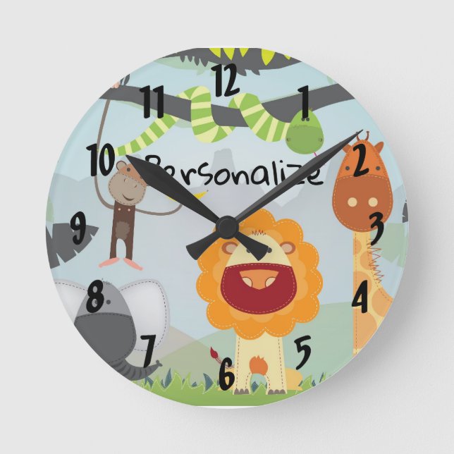 Horloge Ronde Jungle (Recto)