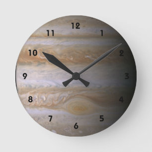 Horloge Ronde Jupiter plante astronomy nebula space galaxy