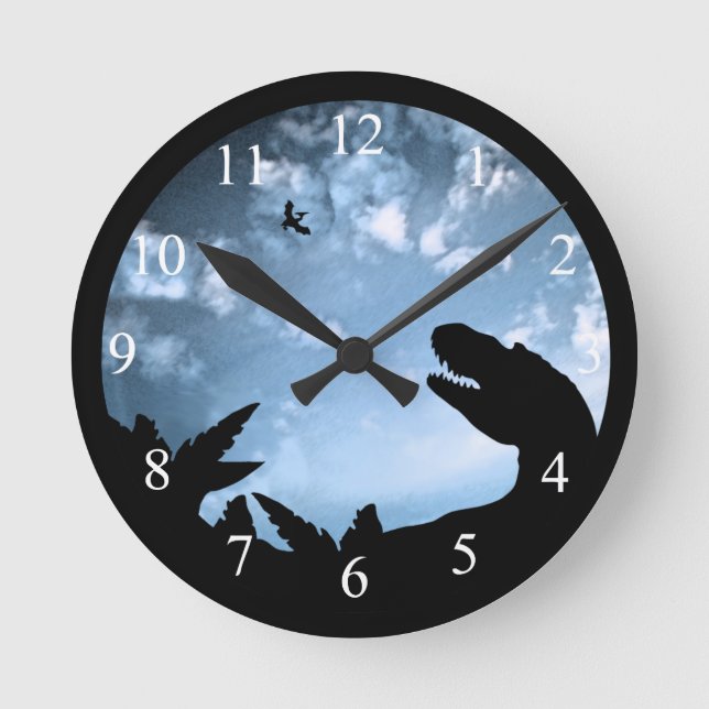 Horloge Ronde Jurassic Sky (Recto)