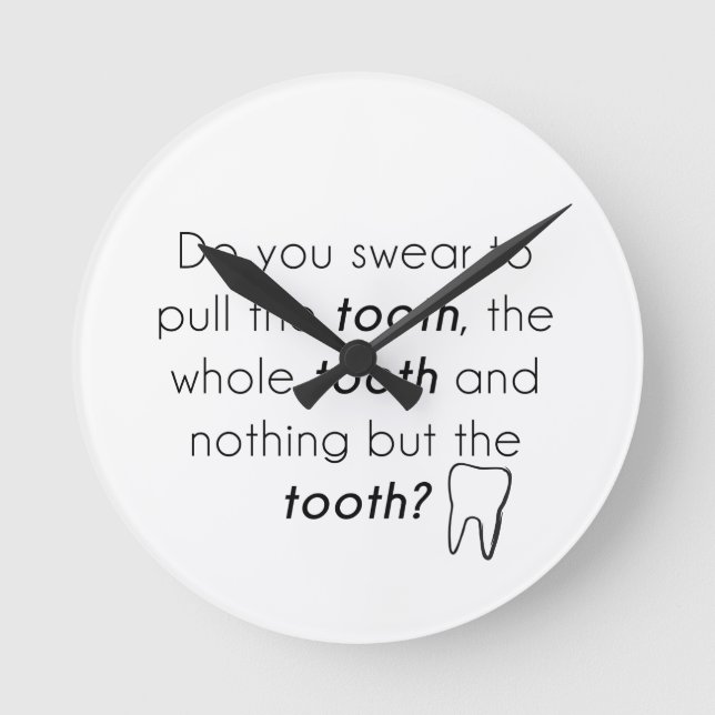 Horloge Ronde Jurez-vous? (Recto)