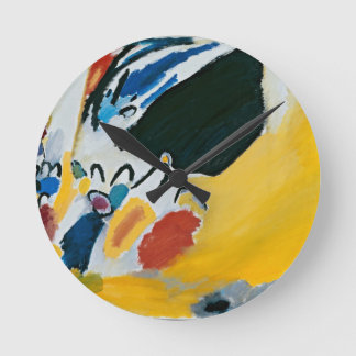 Horloge Ronde Kandinsky Impression III Concert Peinture Abstrait