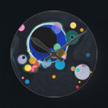 Horloge Ronde Kandinsky Plusieurs Cercles Artwork<br><div class="desc">L'une des oeuvres remarquables de Wassily Kandinsky, l'un des fondateurs de l'art abstrait. Kandinsky a pris sa place dans l'histoire comme l'un des artistes uniques qui a ouvert une nouvelle voie dans l'art mondial.</div>