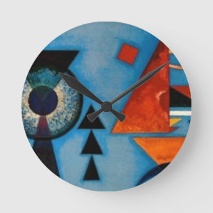 Horloge Ronde Kandinsky Soft Hard Abstract