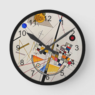 Horloge Ronde Kandinsky - Tension délicate
