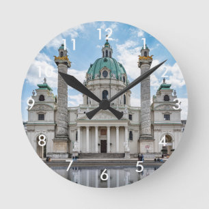 Horloge Ronde Karlskirche à Vienne, Autriche