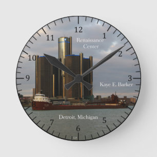 Horloge Ronde Kaye E. Barker Detroit cock