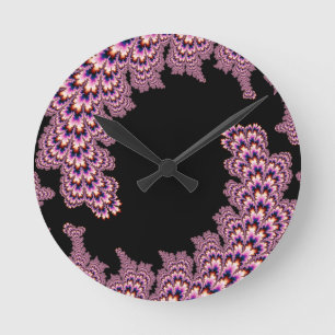 Horloge Ronde Kinétique - Mandelbrot Art