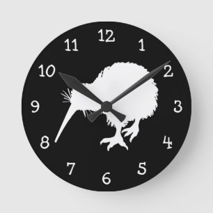 Horloge Ronde Kiwi Bird