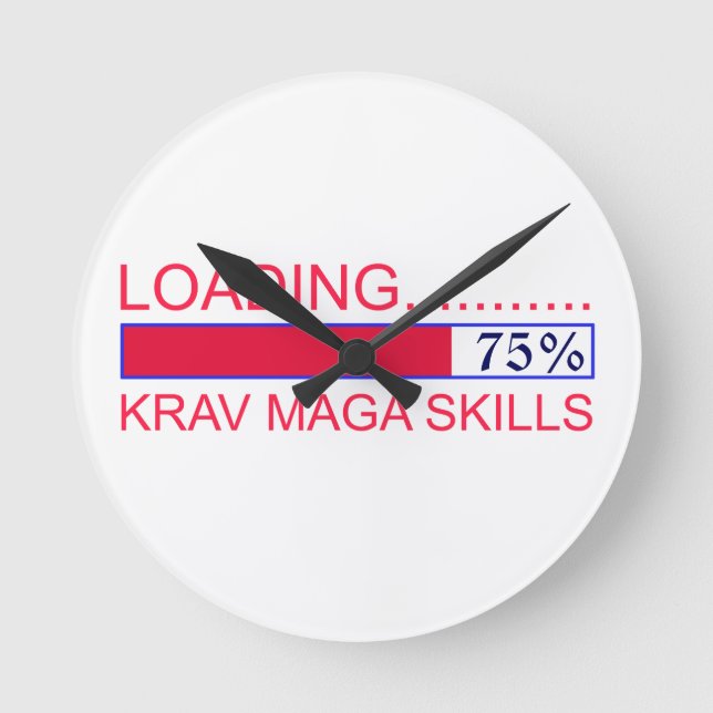 Horloge Ronde Krav Maga (Recto)