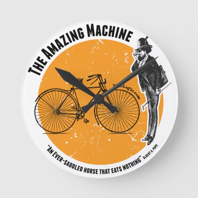 Horloge Ronde La bicyclette extraordinaire (Recto)