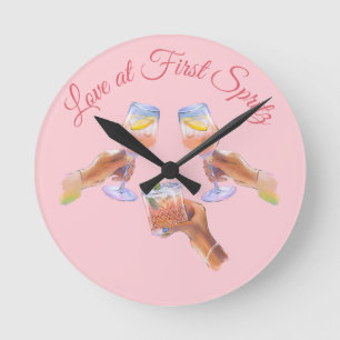 Horloge Ronde La Brigade Spritz   Thème de soirée de Bachelorett