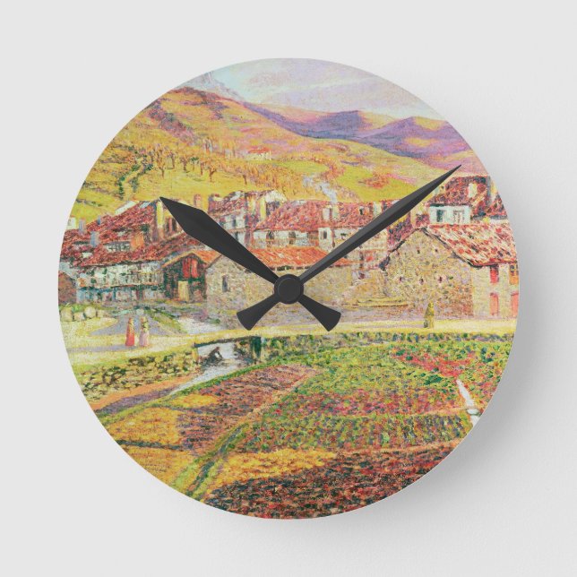 Horloge Ronde La campagne (Recto)