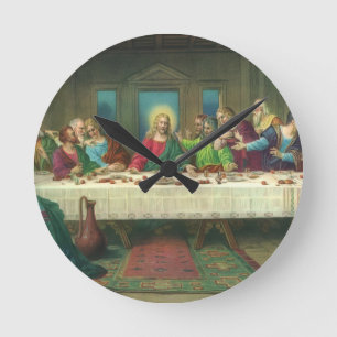 Horloge Ronde La Cène à l'origine par Léonard de Vinci