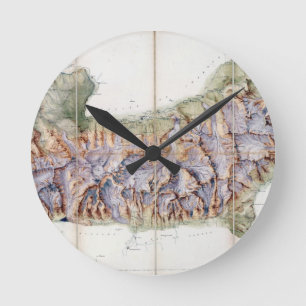 Horloge Ronde La chaîne de Mont Blanc, d'une enquête réelle