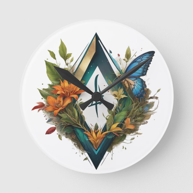 Horloge Ronde la chanson de la forêt-2 (Recto)