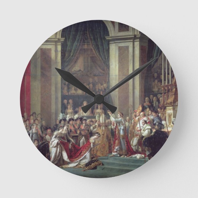 Horloge Ronde La consécration de l'empereur Napoléon (Recto)