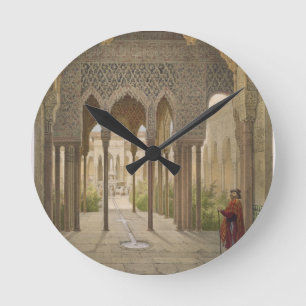 Horloge Ronde La cour des lions, Alhambra, Grenade, 185
