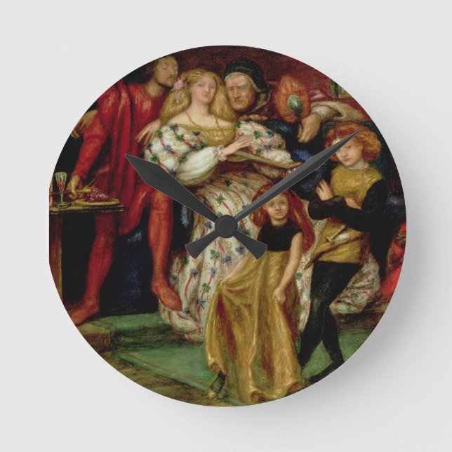 Horloge Ronde La famille Borgia, 1863 (Recto)