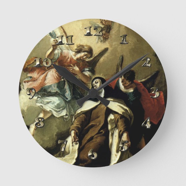 Horloge Ronde La Fascination de Saint-Thérèse - Fontebasso (Recto)