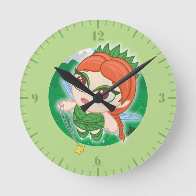 Horloge Ronde La Forêt Magique d'Alyssa (Recto)