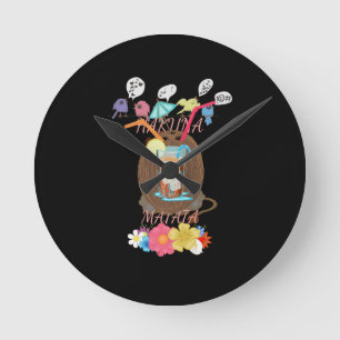 Horloge Ronde La générosité de la nature tropicale" La citronnel