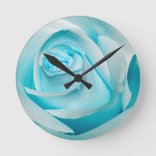 Horloge Ronde La glace de turquoise s'est levée
